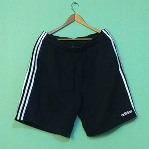 Black Adidas Fleece Shorts X-Large